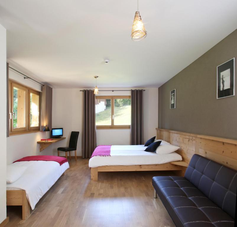 Helvetia Hotel Morgins Rum bild